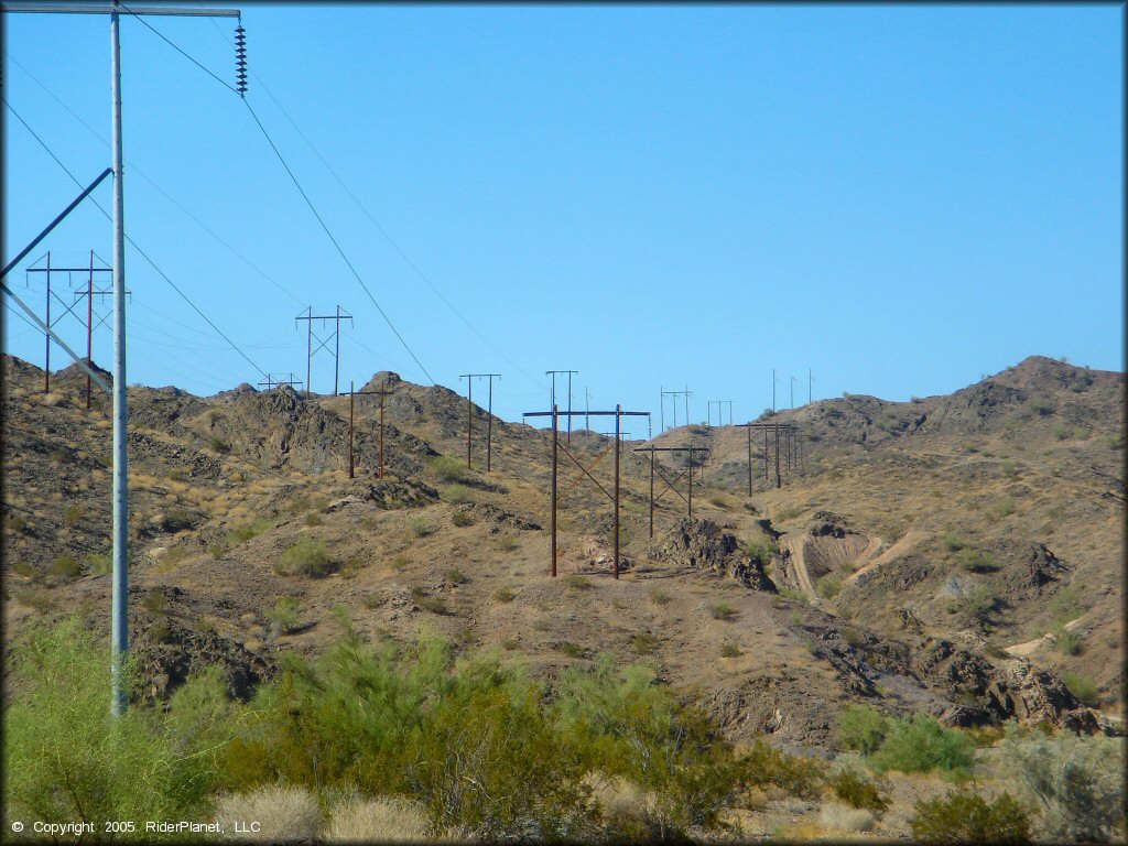 Scenic view at Copper Basin Dunes OHV Area