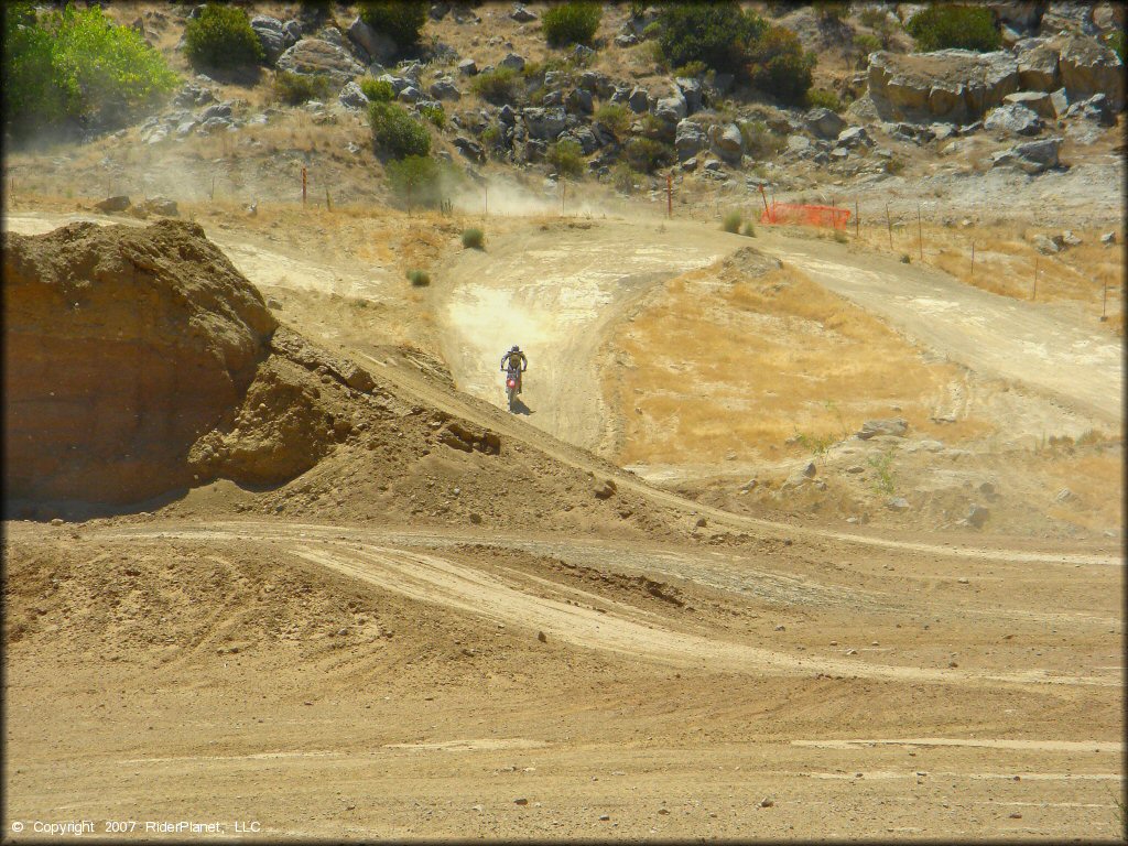 Motorcycle at Diablo MX Ranch Track