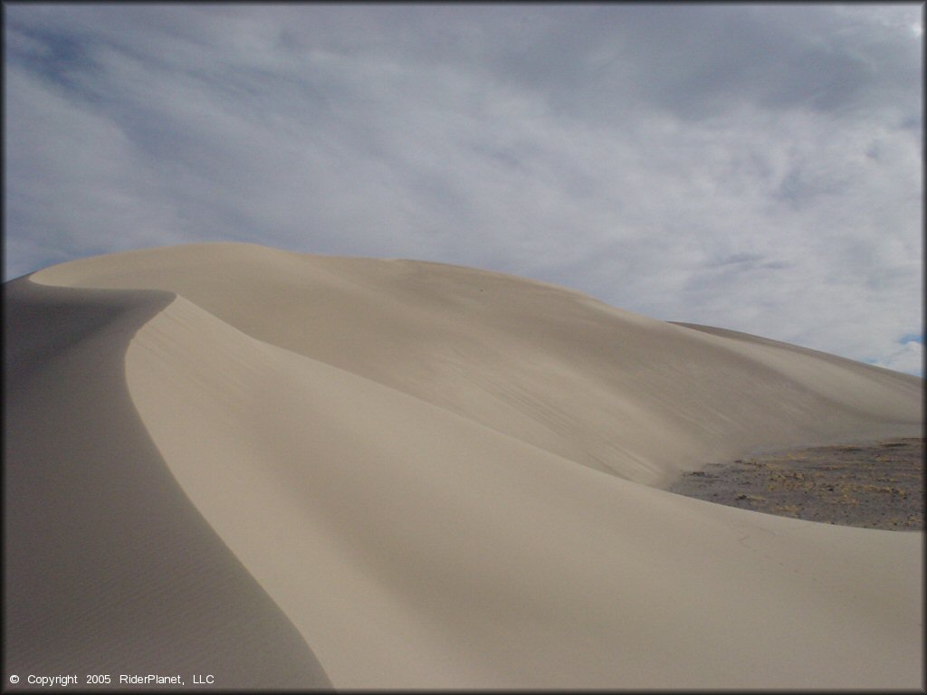 Terrain example at Tonopah Dunes Dune Area