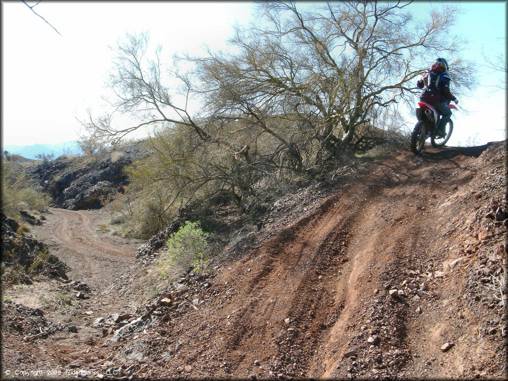 Honda CRF Motorcycle at Standard Wash Trail