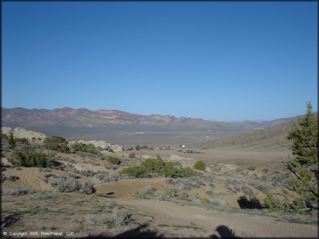 Scenic view of Moon Rocks Trail