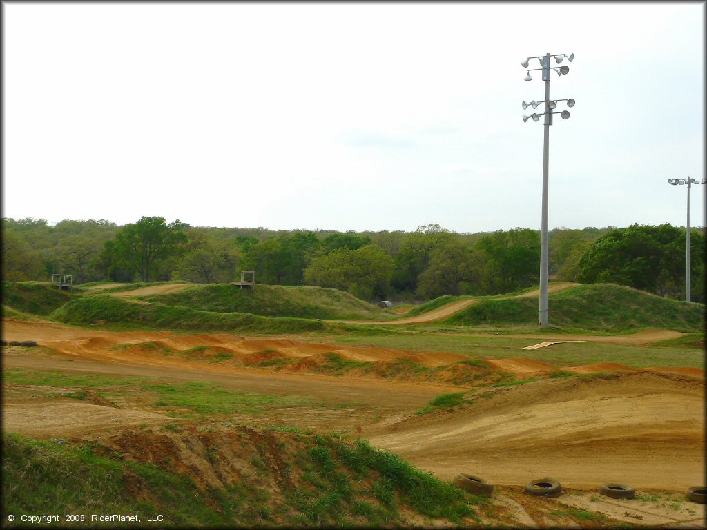 Terrain example at CrossCreek Cycle Park OHV Area