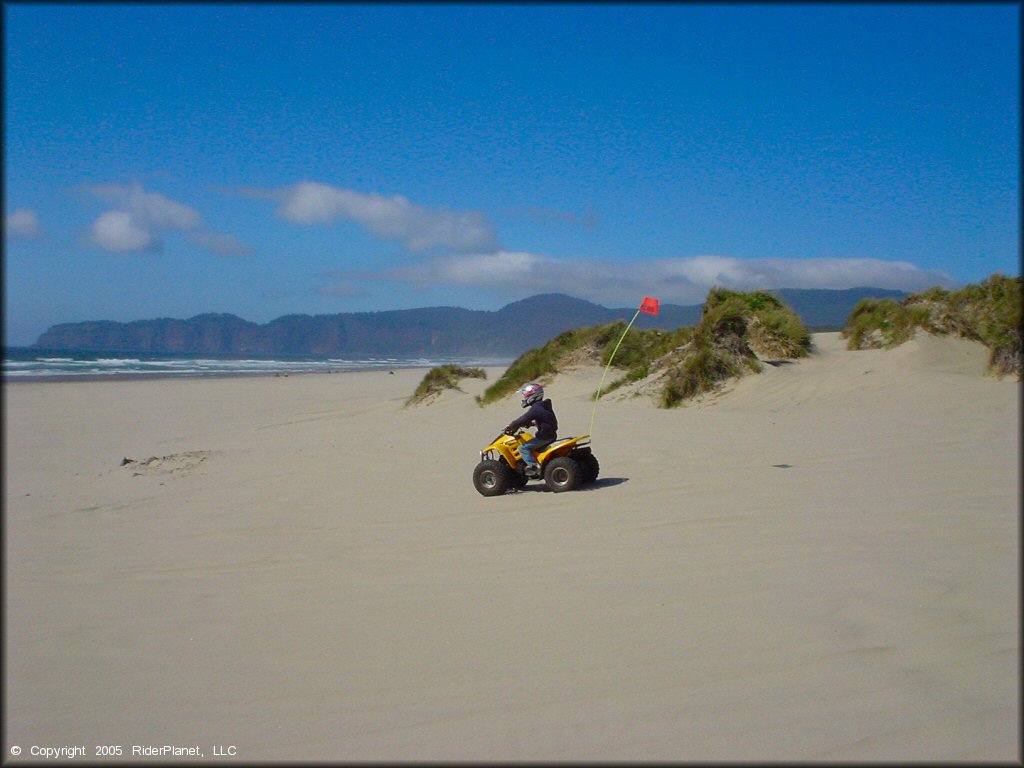 Four Wheeler at Sand Lake Dune Area