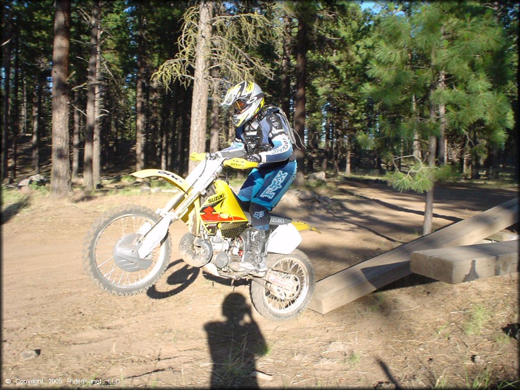 OHV doing a wheelie at Klamath Sportsman's Park OHV Area