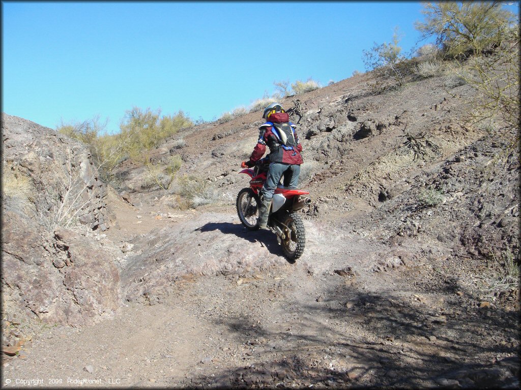 Honda CRF Motorcycle at Standard Wash Trail