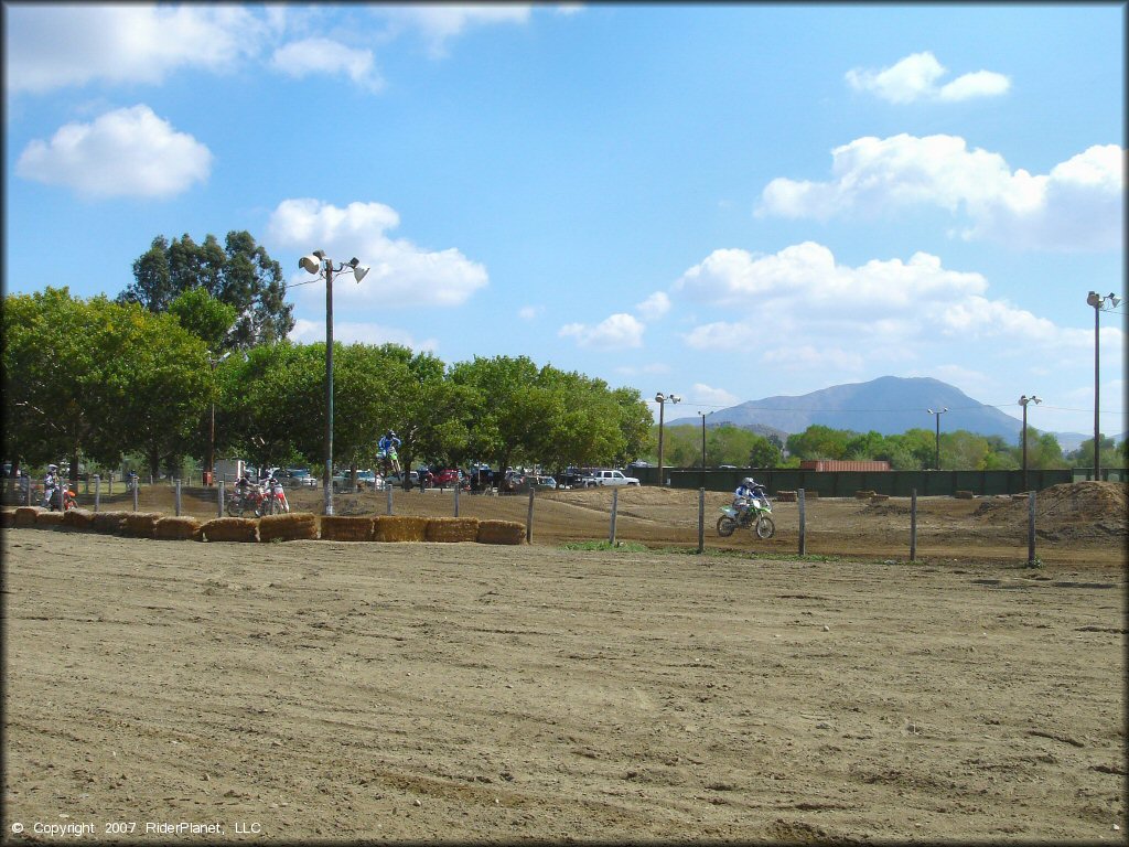 Dirt Bike at Milestone Ranch MX Park Track