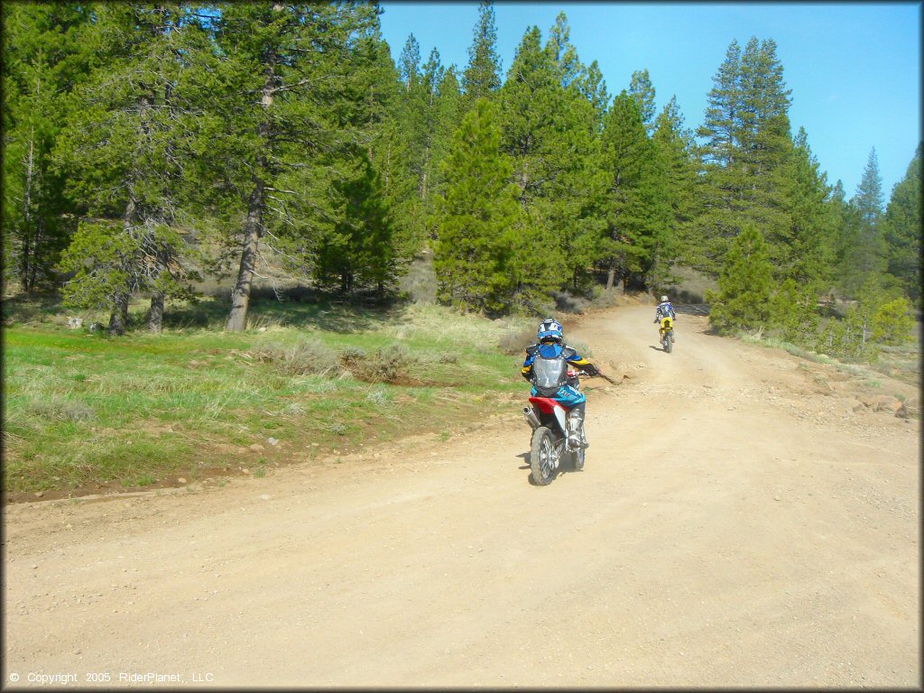 Honda CRF Motorbike at Boca Reservoir Trail