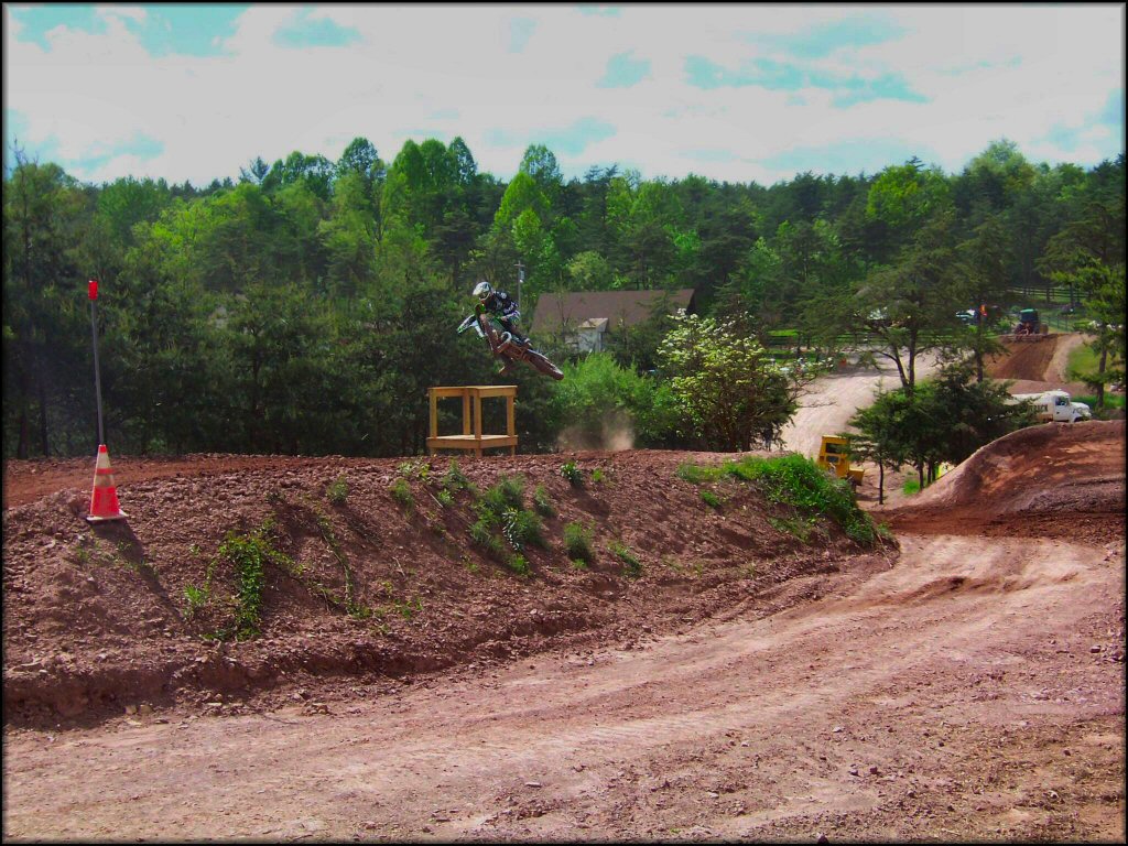OHV jumping at Breezewood Proving Grounds Track