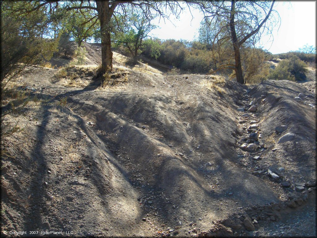 A trail at Frank Raines OHV Park Trail