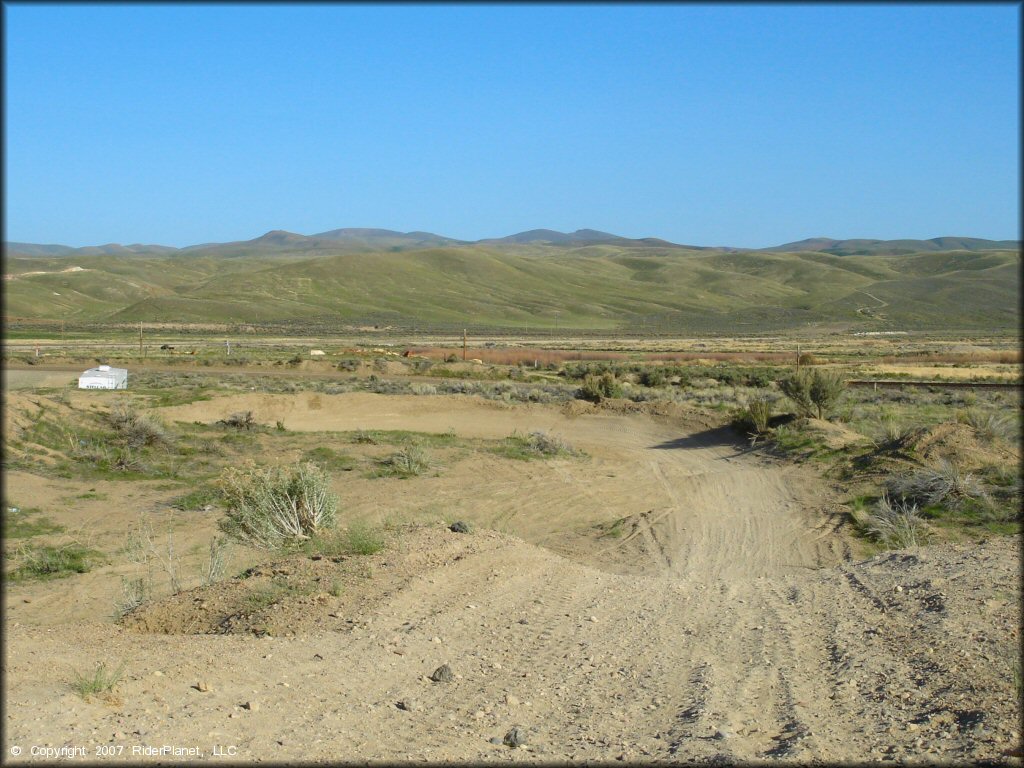 A trail at Tomera MX Track OHV Area