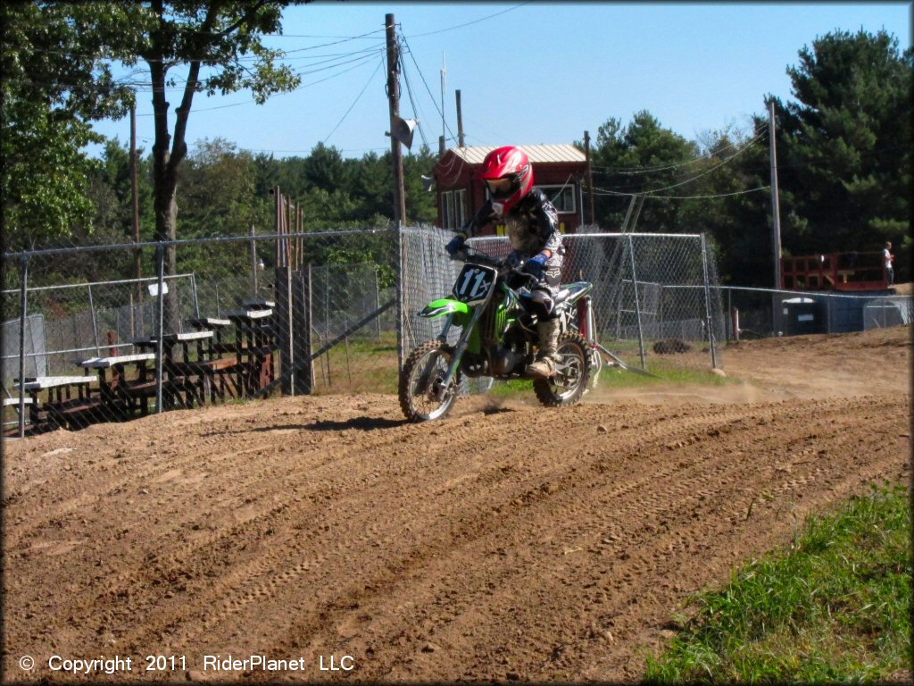 Kawasaki KX Motorcycle at The Wick 338 Track