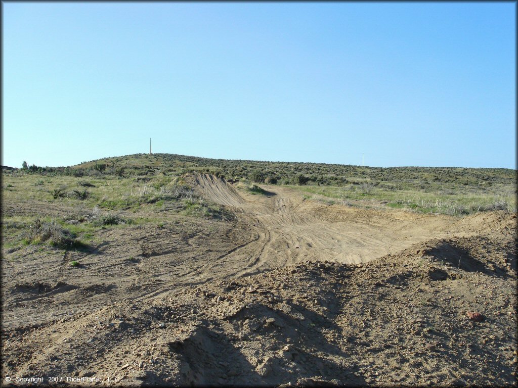 Example of terrain at Tomera MX Track OHV Area