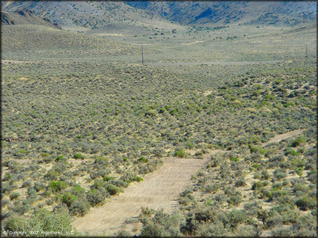 Terrain example at Mullen Creek Trail