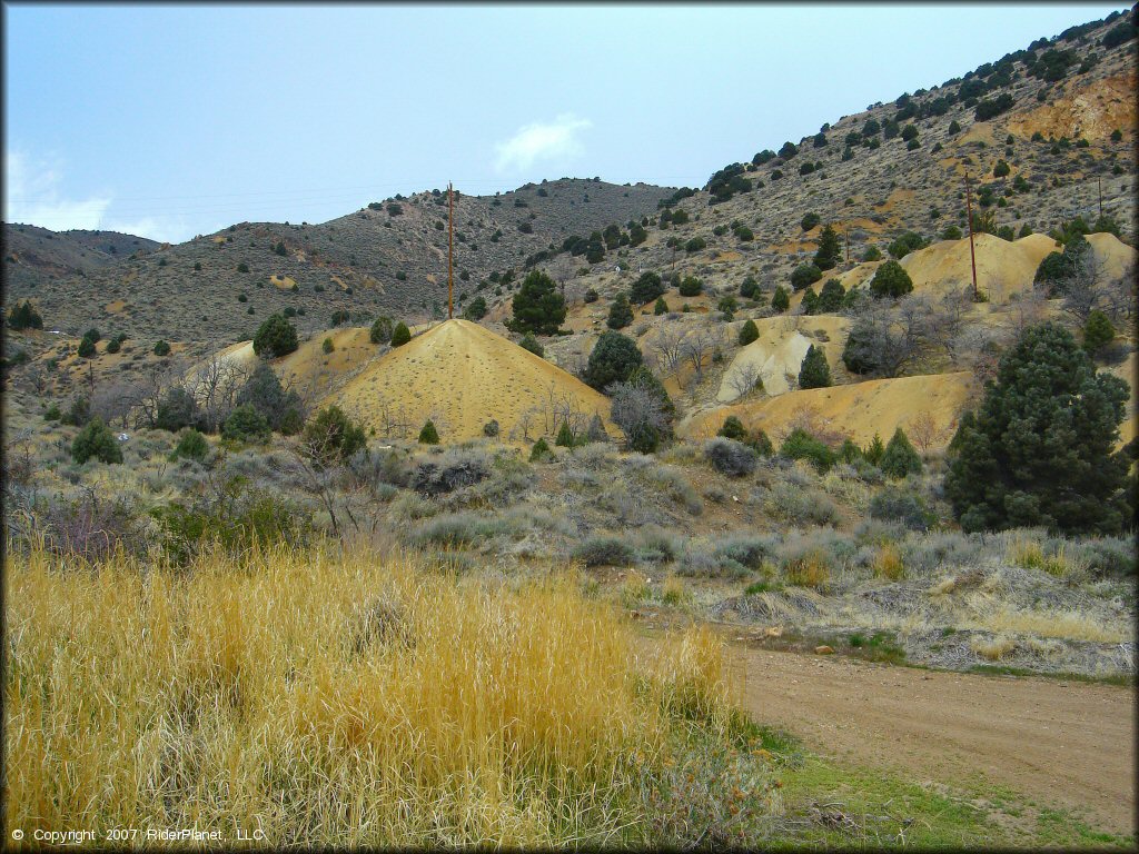 Scenic view of Sevenmile Canyon Trail