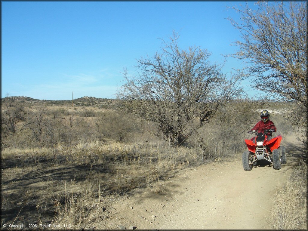 OHV at Hayfield Draw OHV Area Trail