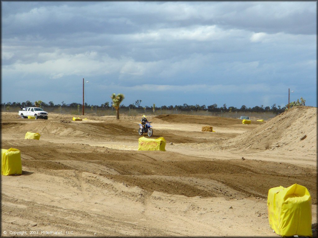 Yamaha YZ Dirt Bike at Adelanto Motorplex Track