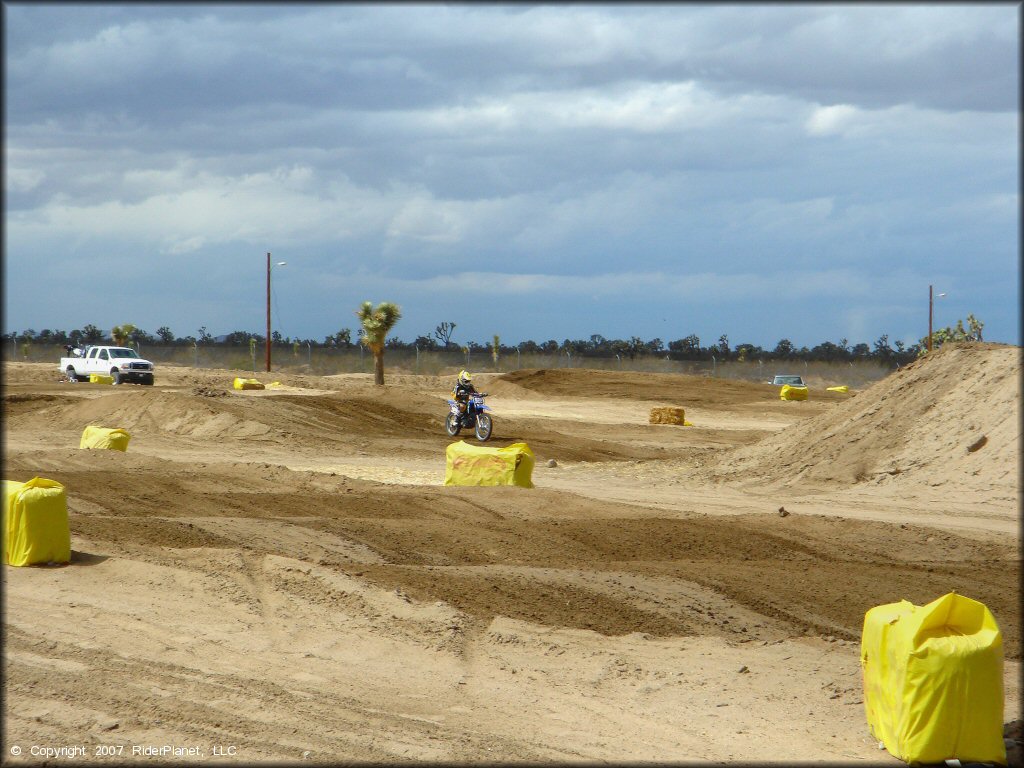 Yamaha YZ Off-Road Bike at Adelanto Motorplex Track