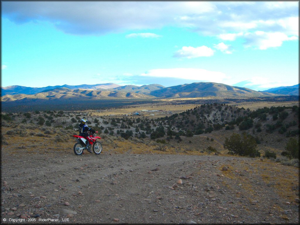 Honda CRF Dirt Bike at Mount Seigel OHV Trails