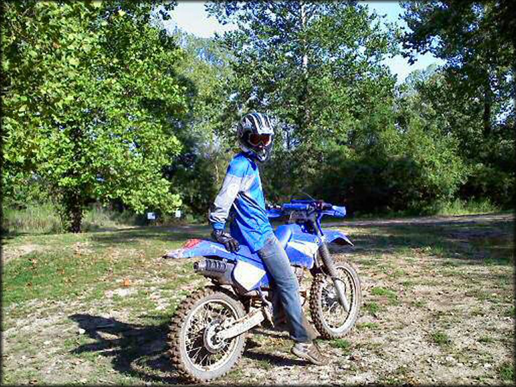 Yamaha YZ Dirt Bike at Doug Dunaway Memorial Motocross Park Track