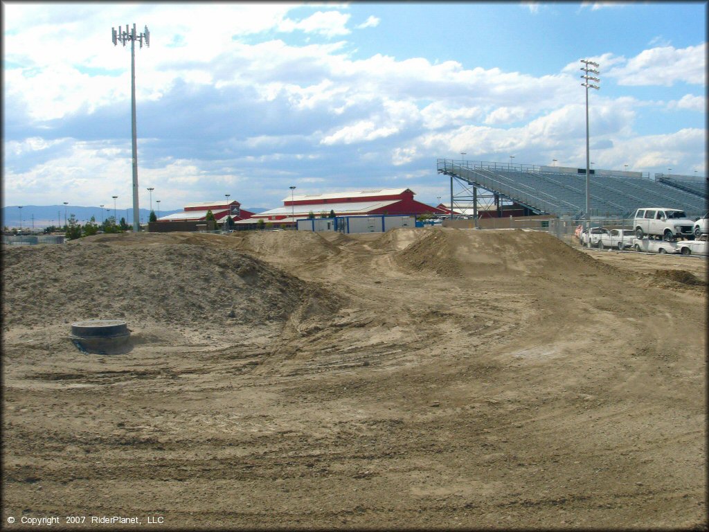 Example of terrain at AV Motoplex Track