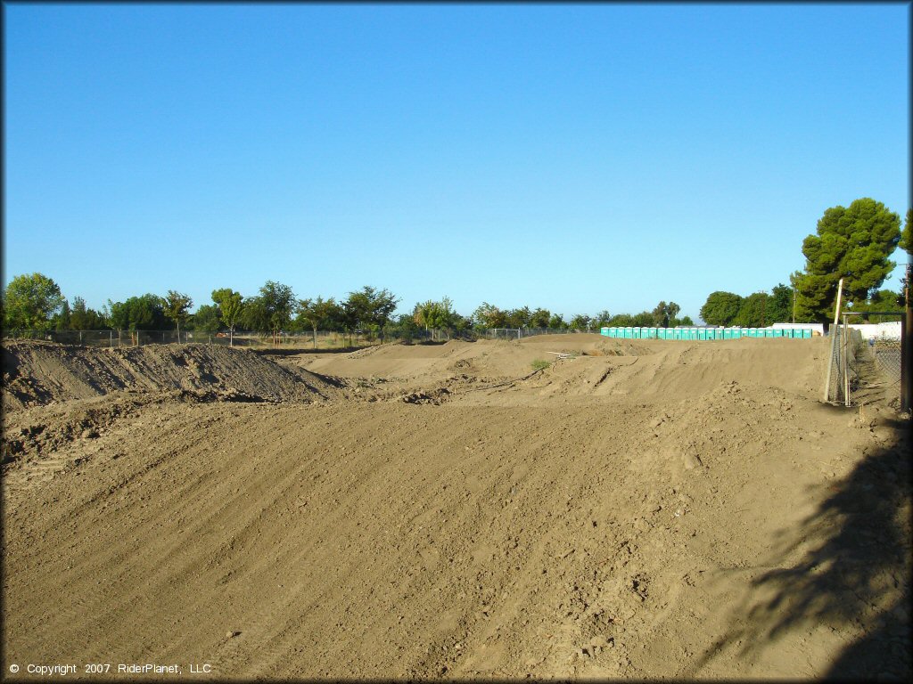 Terrain example at Madera Fairgrounds Track