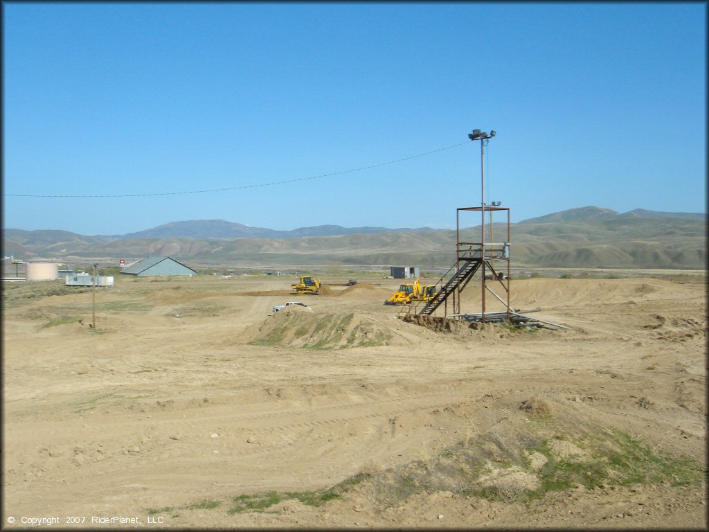 Terrain example at Carlin MX Track