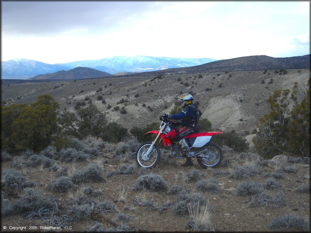 Honda CRF Dirtbike at Old Sheep Ranch Trail