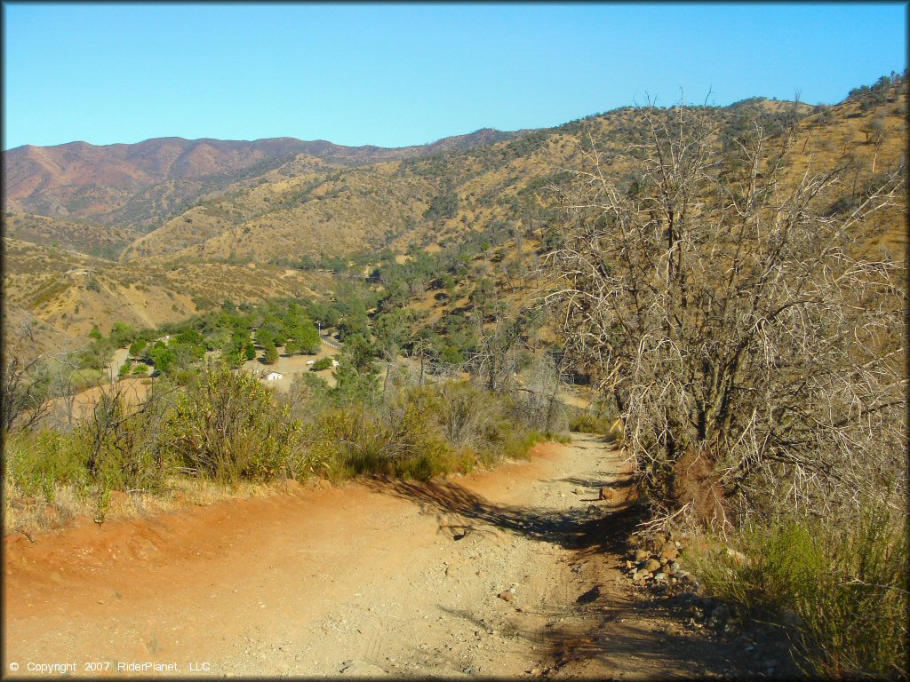 Terrain example at Frank Raines OHV Park Trail