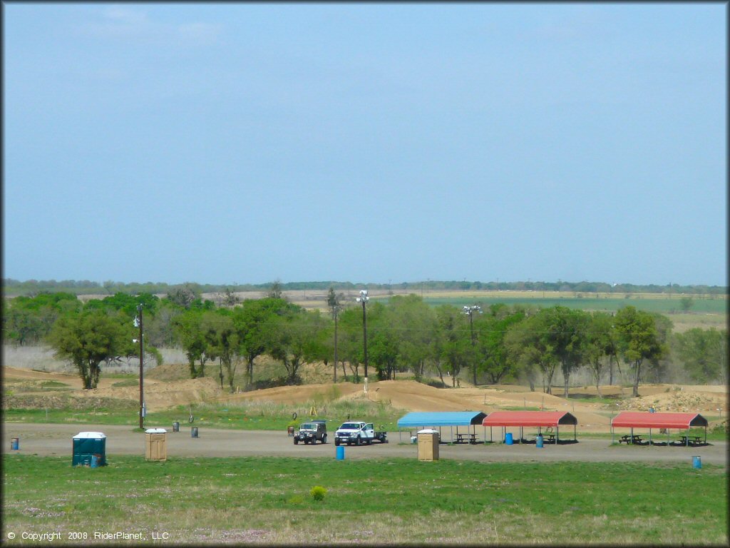 RV Trailer Staging Area and Camping at Lone Star MX OHV Area