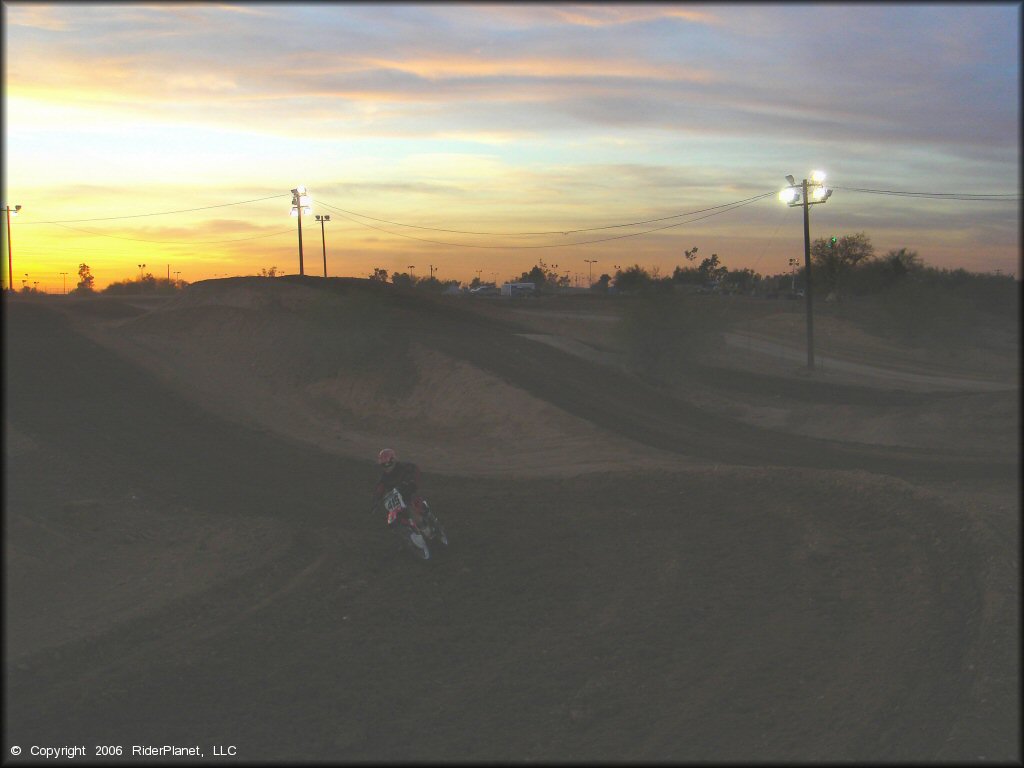 Honda CRF Dirt Bike at Speedworld Motocross Park Track