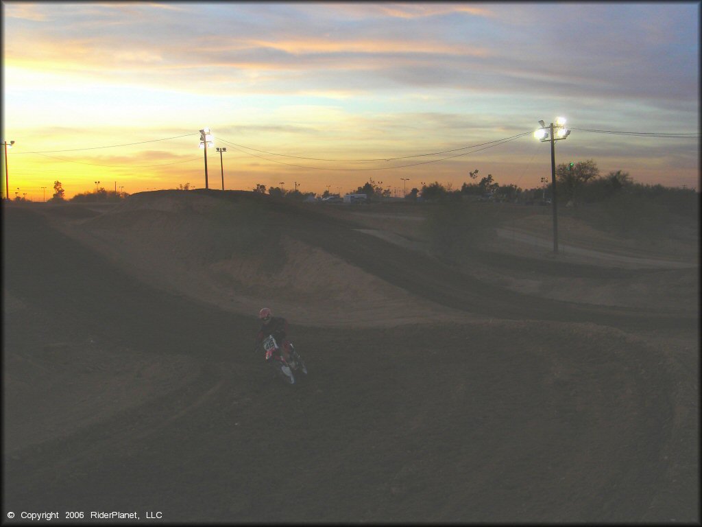 Honda CRF Trail Bike at Speedworld Motocross Park Track