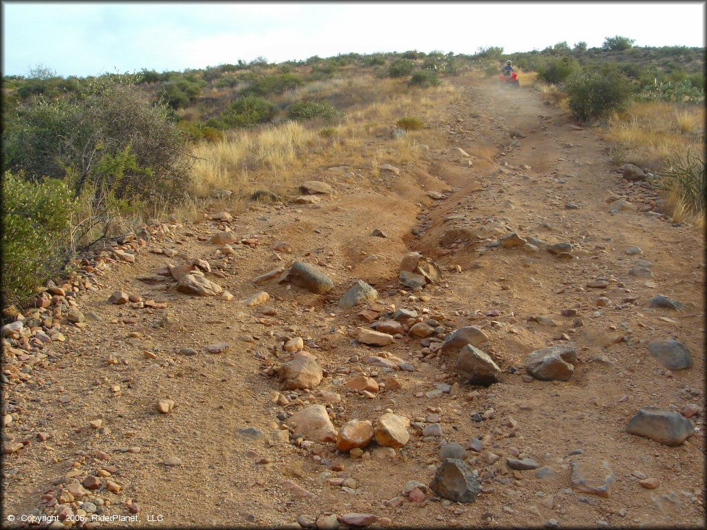 Some terrain at Four Peaks Trail