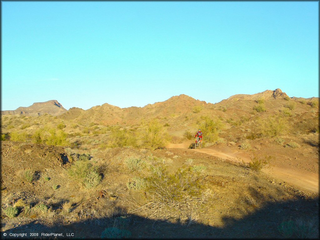 Honda CRF Dirtbike at Shea Pit and Osborne Wash Area Trail