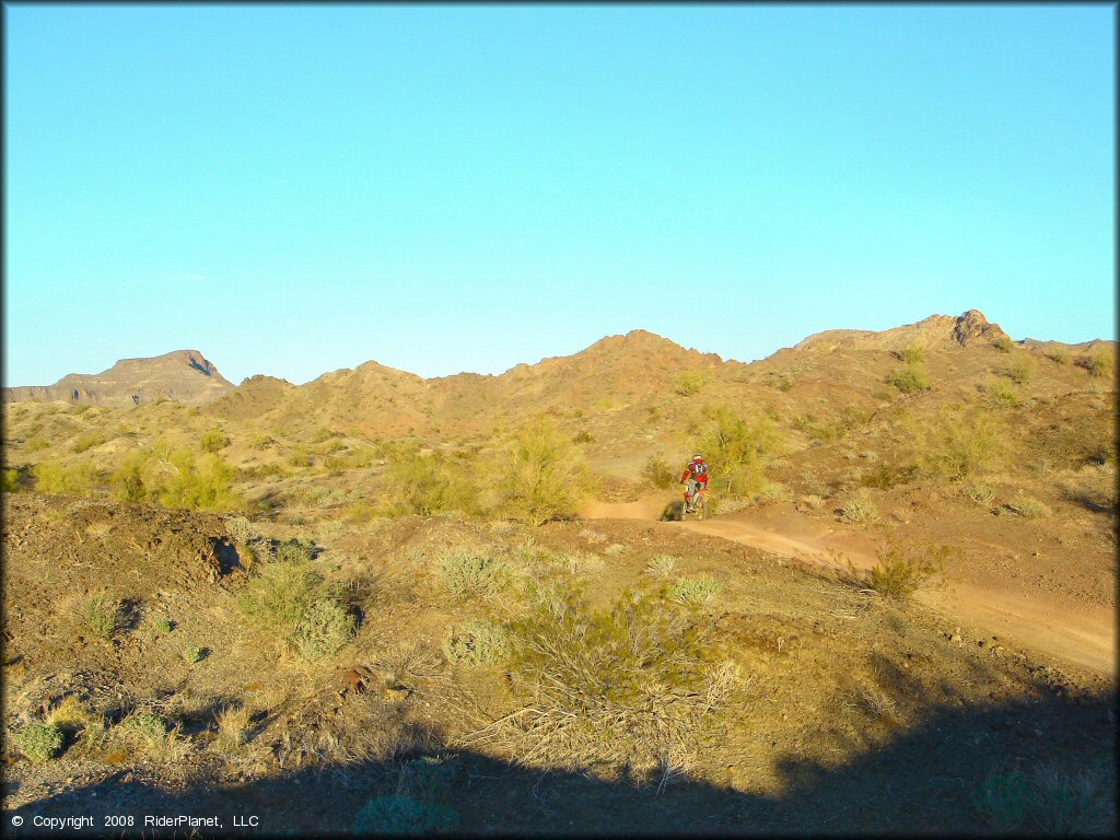 Honda CRF Motorbike at Shea Pit and Osborne Wash Area Trail