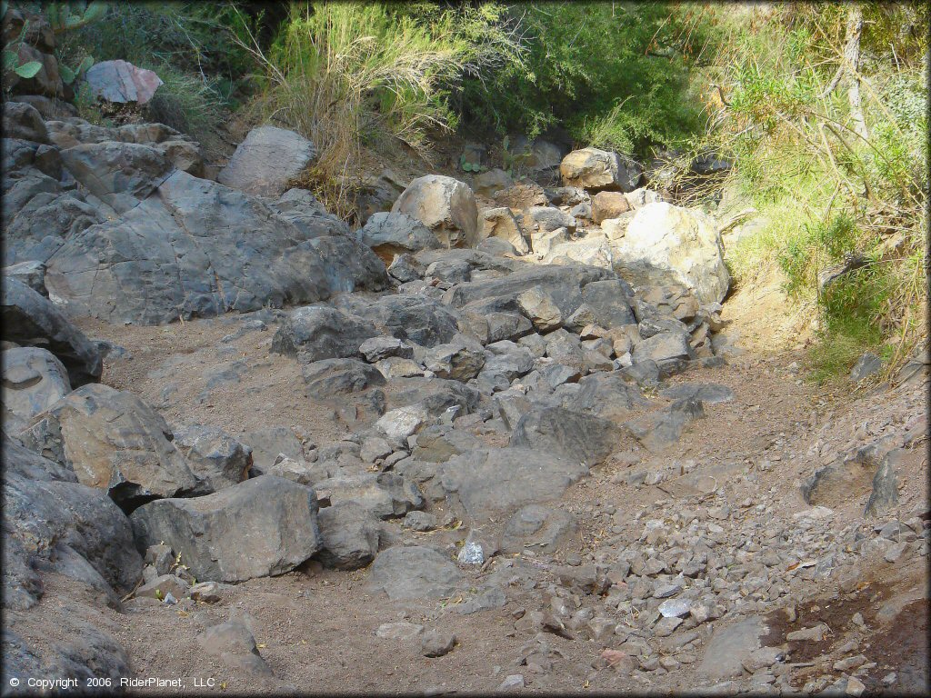 Some terrain at Log Corral Canyon Trail