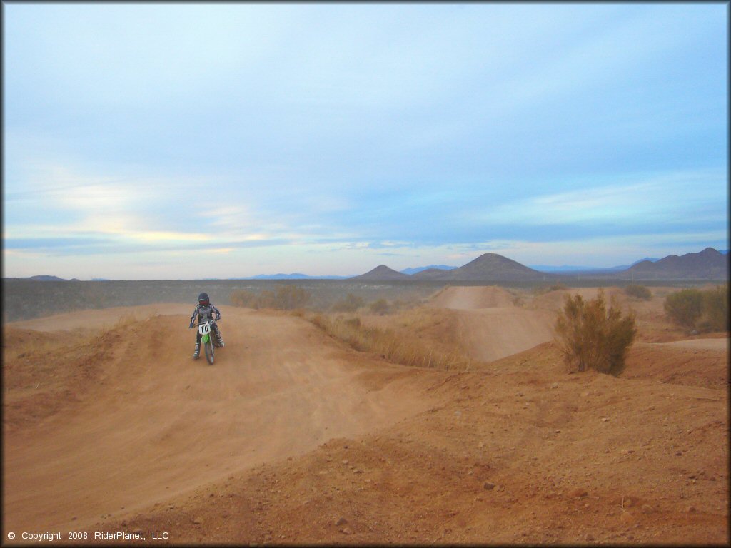 Kawasaki KX Motorcycle at Nomads MX Track OHV Area