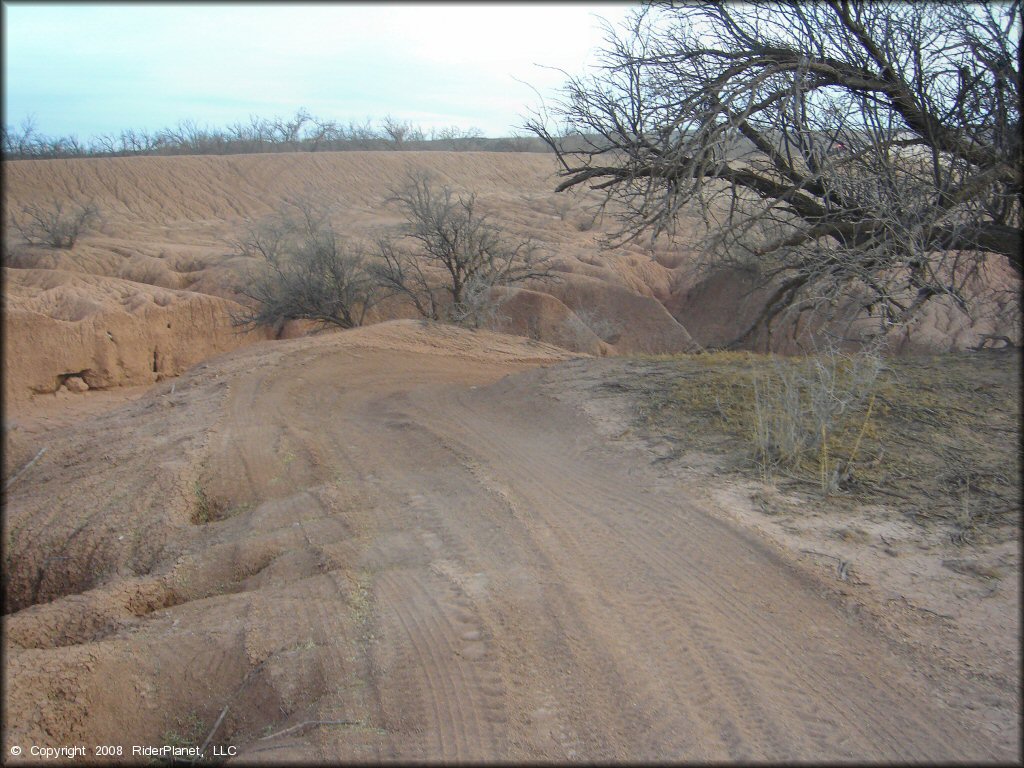 Example of terrain at St. David Pits Trail