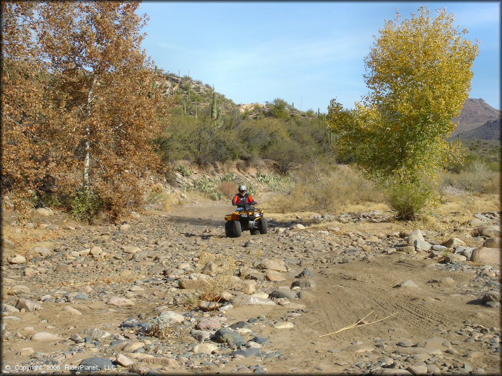 OHV at Log Corral Canyon Trail