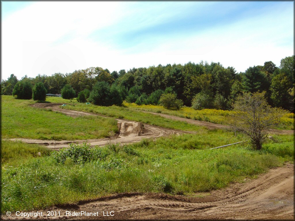 A trail at Thornwood MX Track