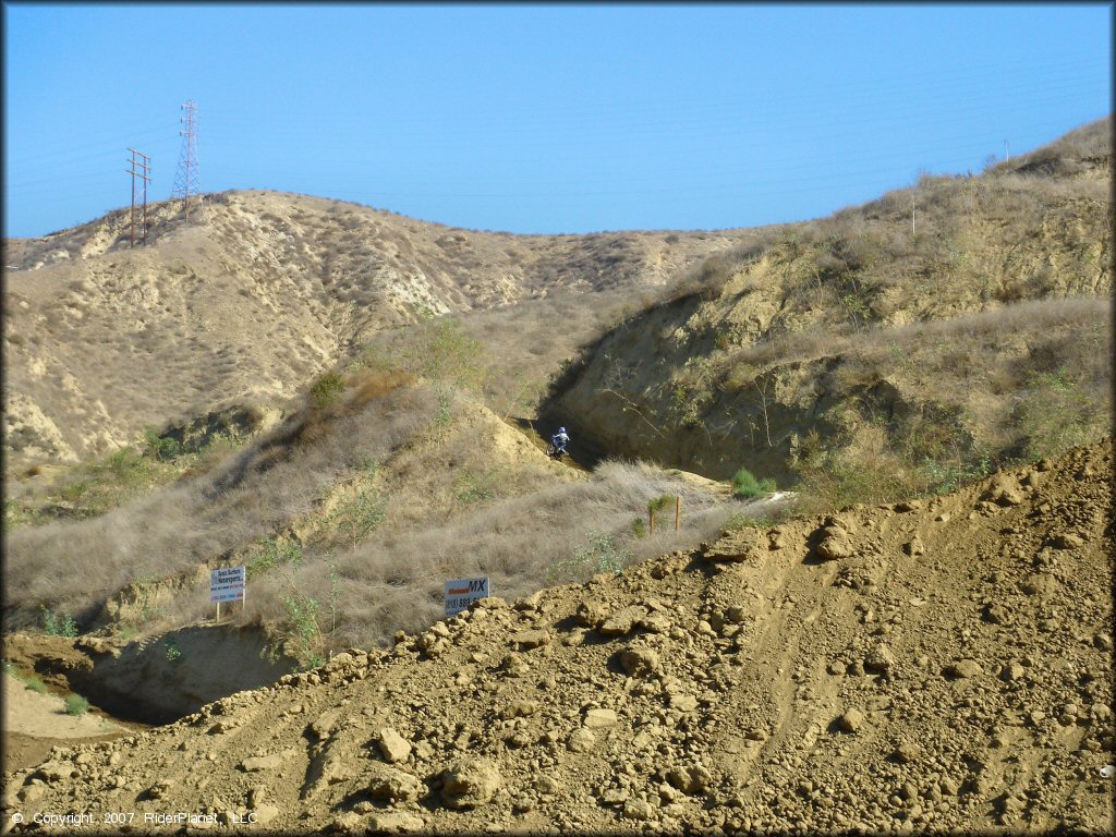 Motorcycle at MX-126 Track