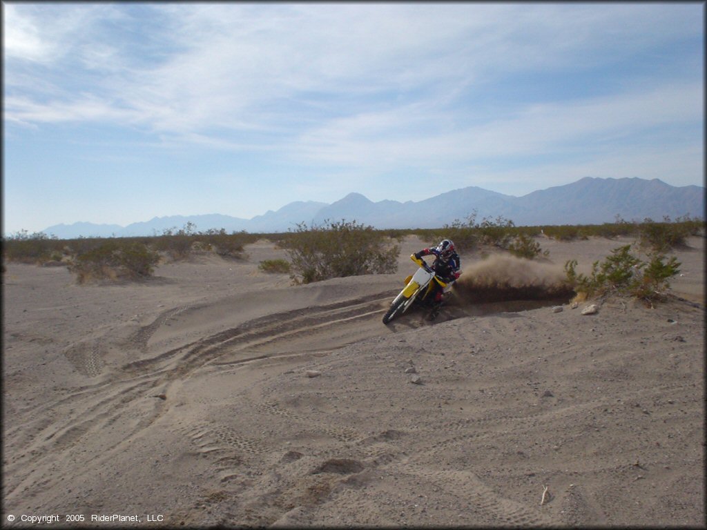 OHV at Amargosa Dunes Dune Area