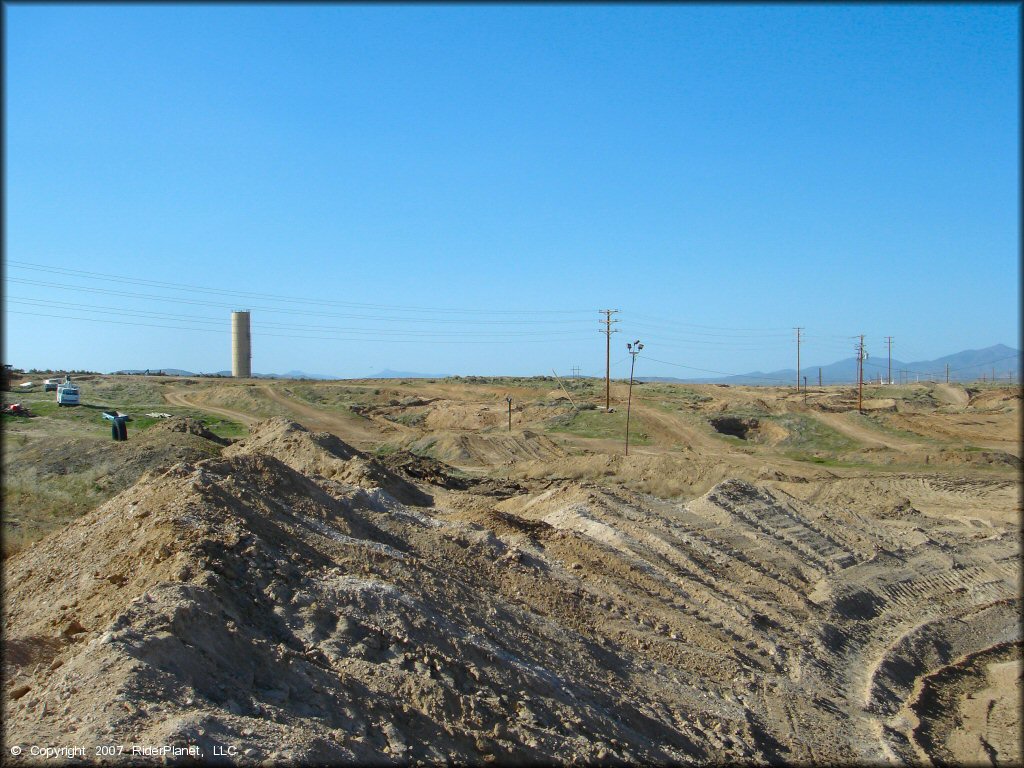 Example of terrain at Carlin MX Track