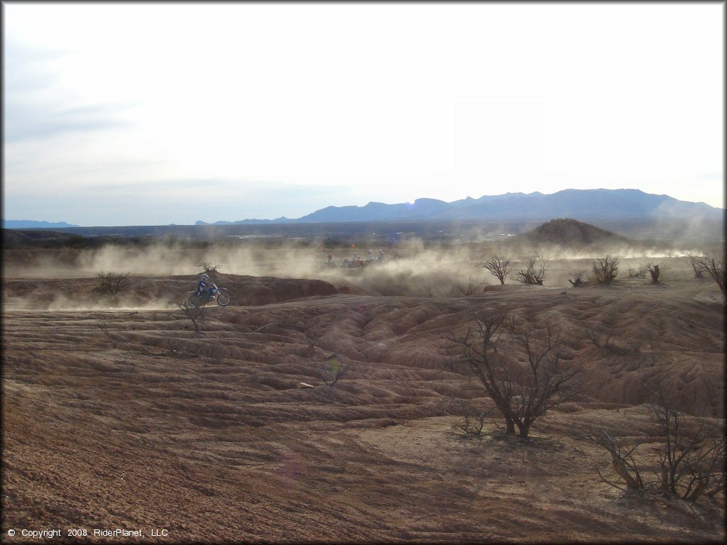 Dirt Bike at St. David Pits Trail