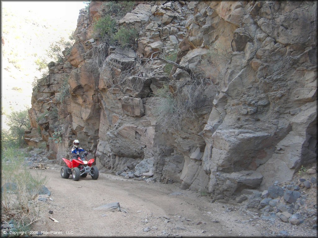 OHV at Log Corral Canyon Trail