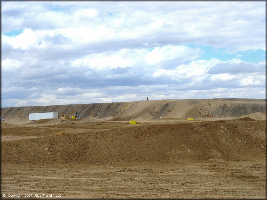 Off-Road Bike at Adelanto Motorplex Track
