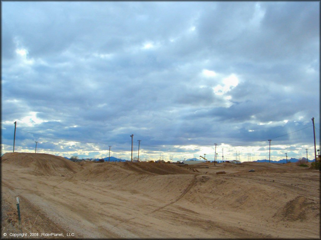 A trail at Ocotillo Raceway Track