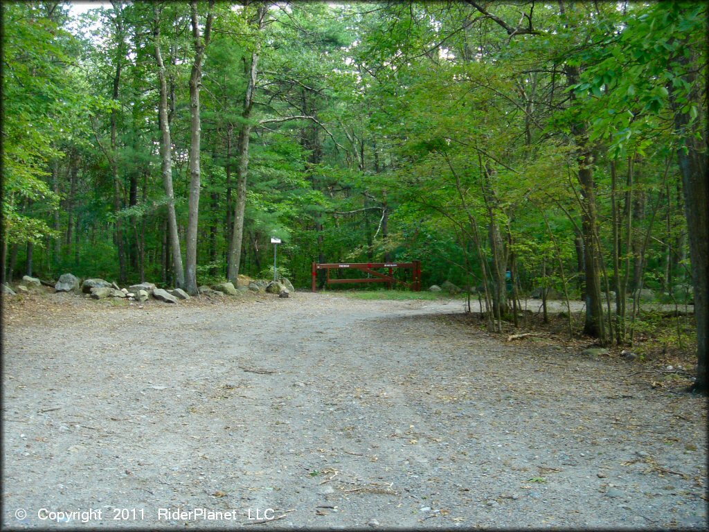 Amenities example at F. Gilbert Hills State Forest Trail