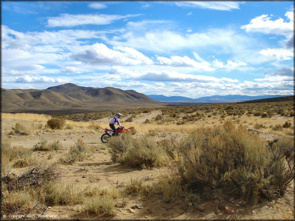 Honda CRF Off-Road Bike at Sunridge Track OHV Area