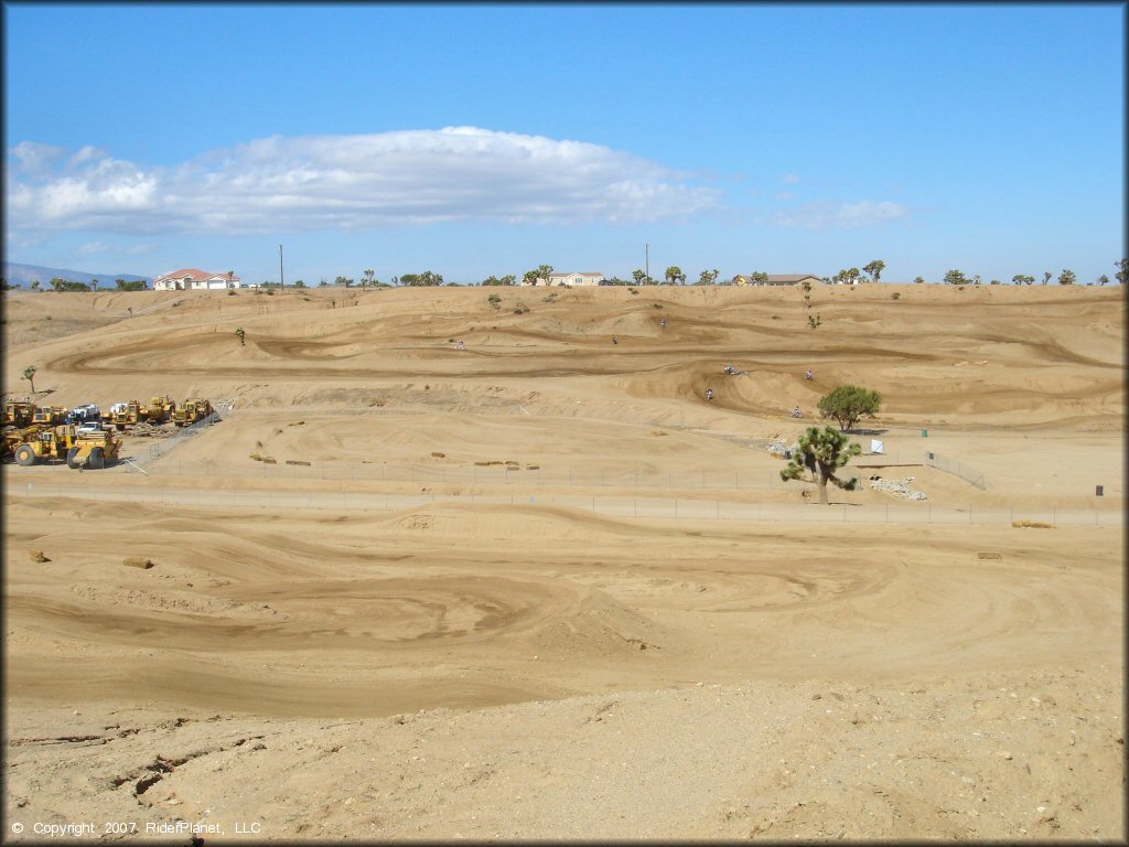 Terrain example at Competitive Edge MX Park Track