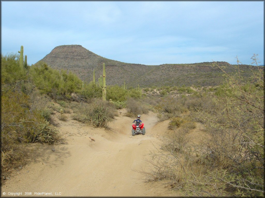 OHV at Four Peaks Trail